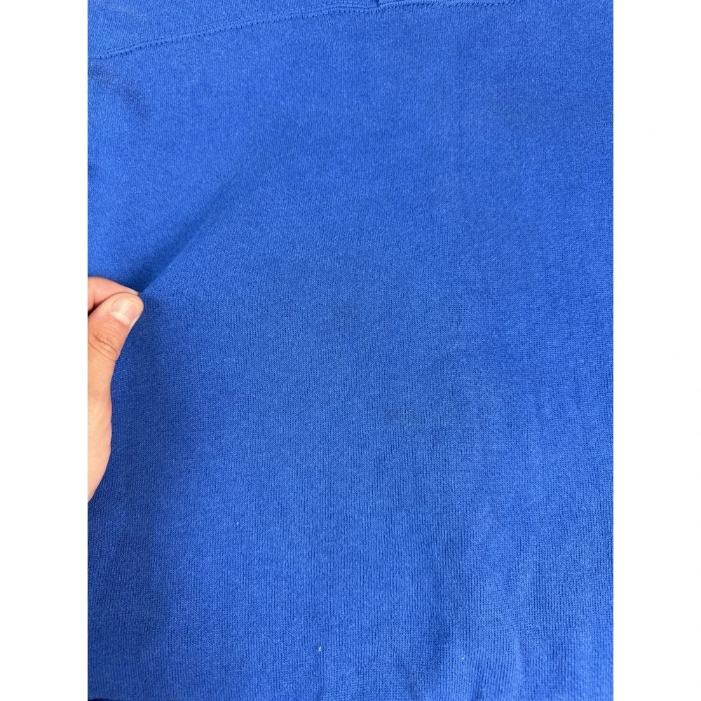 Vintage Velva Sheen Idaho Sweater Mens XL Blue Pullover Crewneck Embroidered 90s